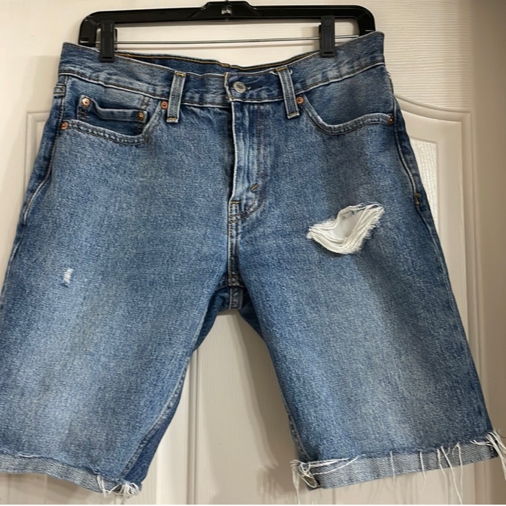 Levi's 511 Blue Denim Shorts Size 31